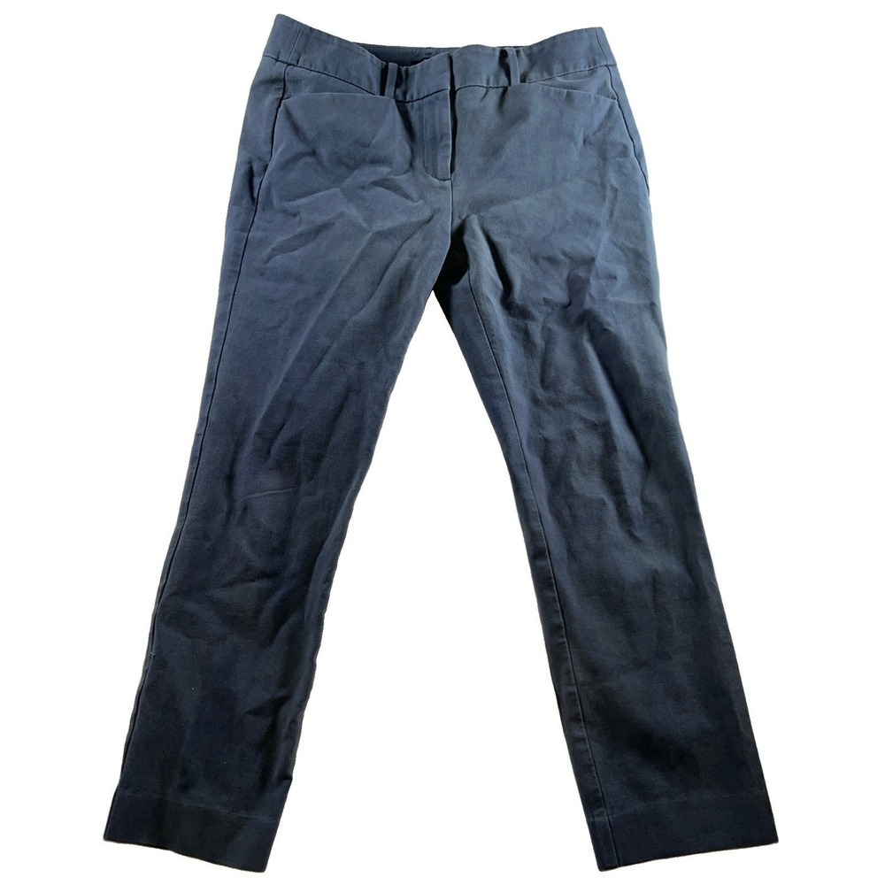 Loft Women's Marisa Work Skinny Gray Pants Size 6P Workwear Stretch